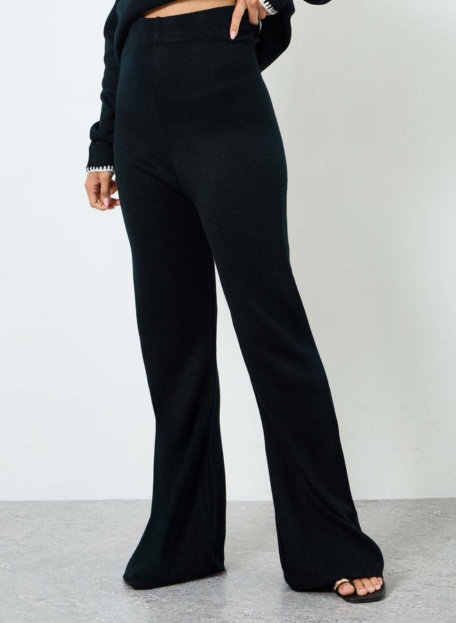 Styli Women Black Sweater Tio and Trousers Co-Ords - Image 4